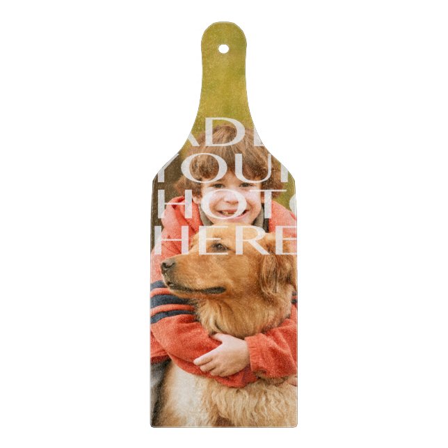Add Your Own Photo Custom Personalized Cutting Board (Front)