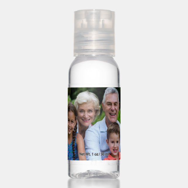 Add Your Own Photo Custom Personalized Hand Sanitizer (Front)
