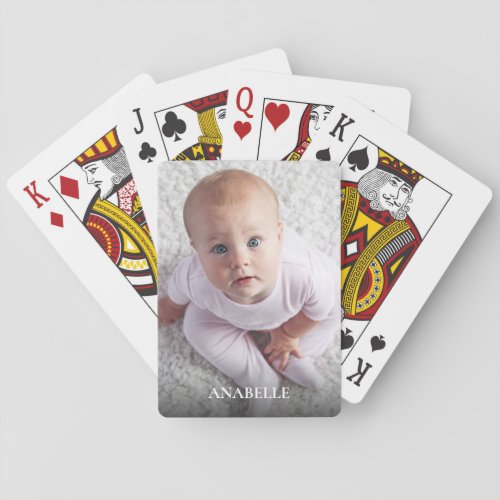 Add Your Own Photo Custom Poker Cards
