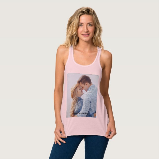 Add Your Own Photo Custom T-Shirt Tank Top (Front Full)