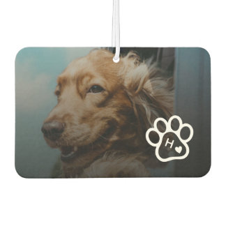 Add Your Own Photo Dog Pets Monogram Air Freshener