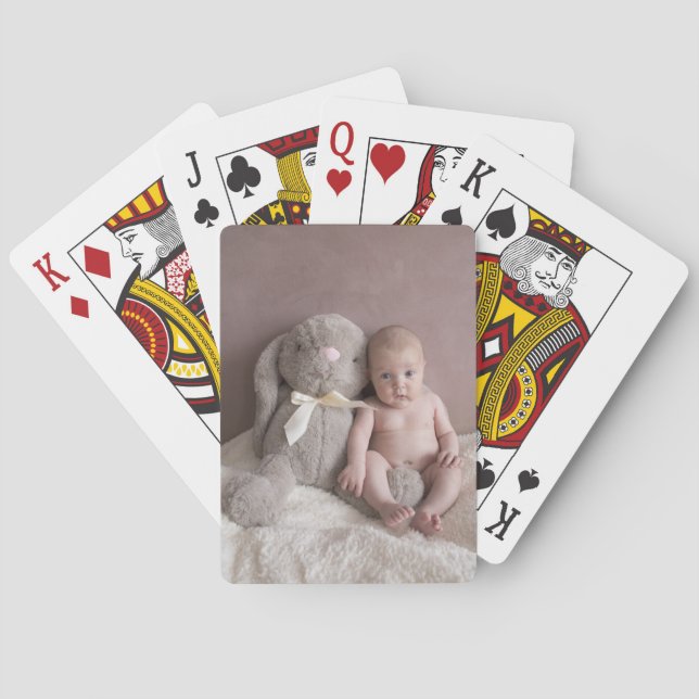 Add Your Own Photo favor gift Poker Cards (Back)