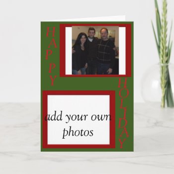 Add Your Own Photo Greeting Cards by CREATIVEHOLIDAY at Zazzle