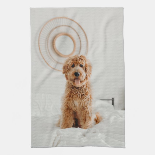Add Your Own Photo Image Logo DIY Picture Kitchen Towel (Vertical)