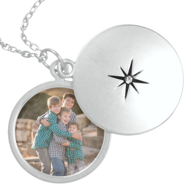 Add Your Own Photo Locket Necklace (Front)