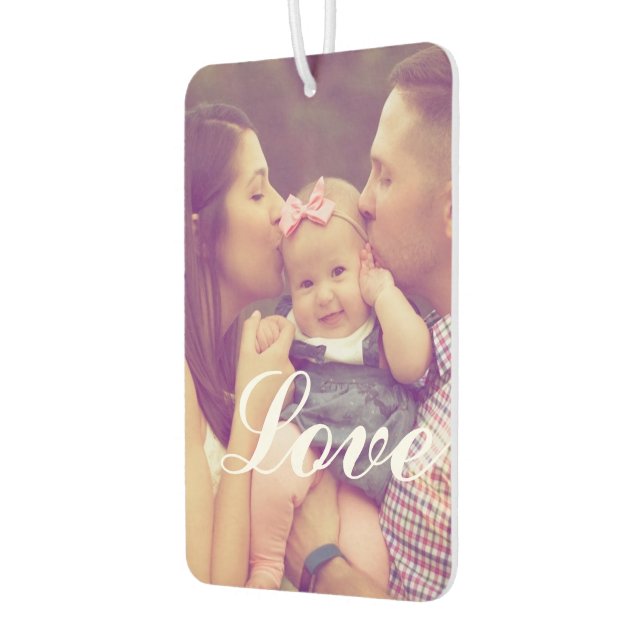 Add Your Own Photo Love Air Freshener (Left)