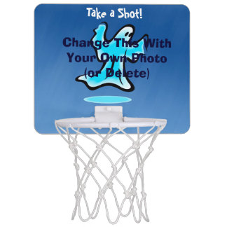 Add Your Own Photo Mini Basketball Hoop