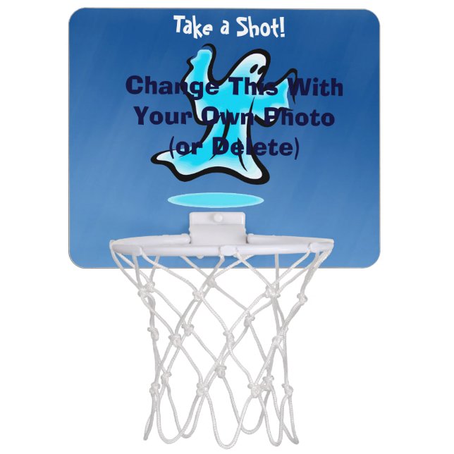 Add Your Own Photo Mini Basketball Hoop (Front)