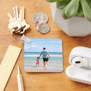 Add Your Own Photo or Text Aluminum Keychain