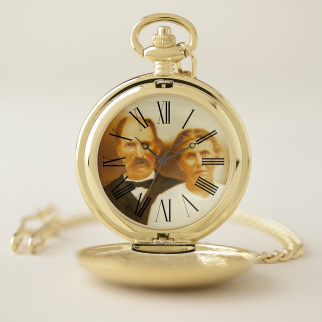 ADD YOUR OWN PHOTO OR TEXT POCKET WATCH (Inside)