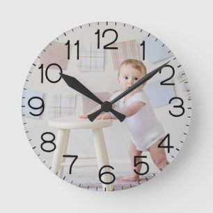 Add Your Own Photo Personalized Acrylic Wall Clock