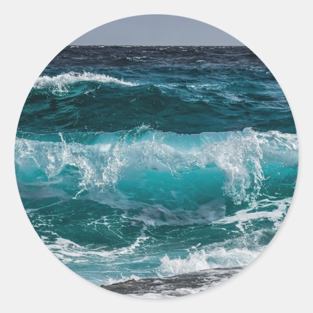 Add Your Own Photo Personalized Classic Round Sticker (Front)