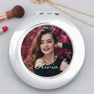 Add Your Own Photo Personalized Custom DIY Compact Mirror