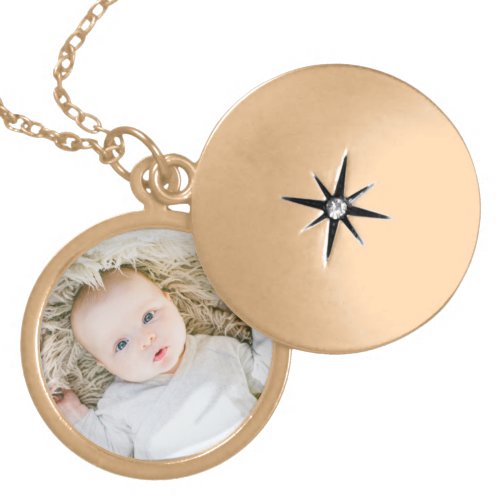 Add your own photo Personalized  Gold Plated Necklace