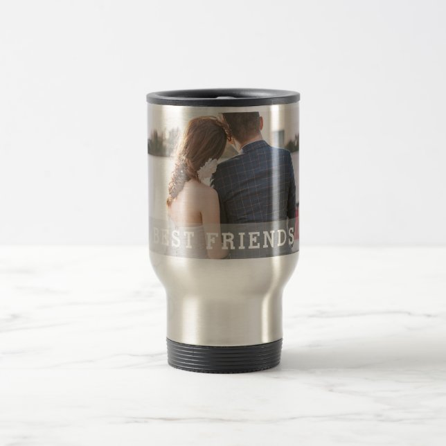 Add Your Own Photo Personalized Travel Mug (Center)