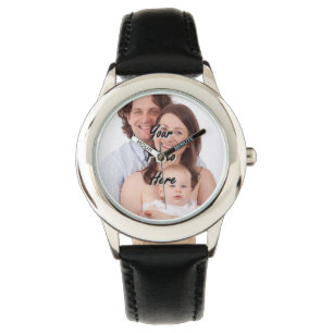 Add your own photo personalized watch