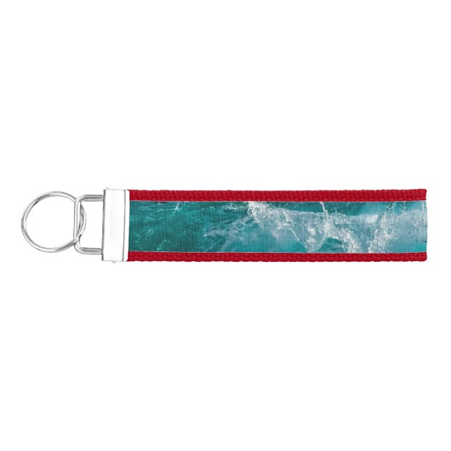 Add Your Own Photo Personalized Wrist Keychain (Keys on Left)