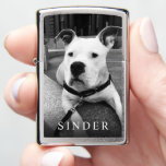 Add Your Own Photo Personalized Zippo Lighter<br><div class="desc">Add your own photo with name Zippo lighter and show off your pet,  newborn,  grandkids or your favorite photo.</div>