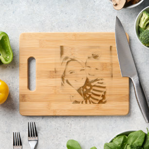 Add Your Own Photo Picture Image Engraved Cutting Board