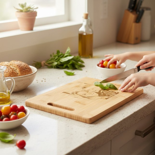 Add Your Own Photo Picture Image Engraved Cutting Board (Creator Uploaded)