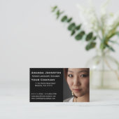 Add Your Own Photo Portrait Business Card (Standing Front)