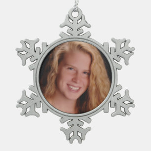 Add Your Own Photo Snowflake Ornament