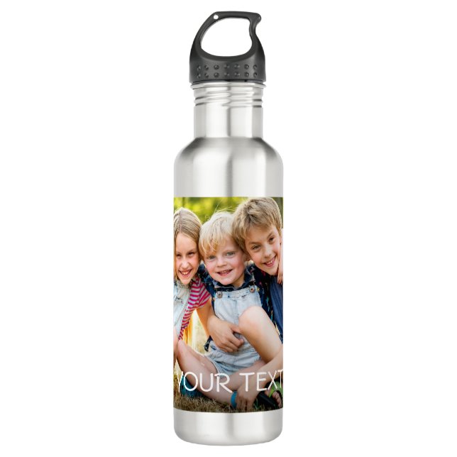 Add Your Own Photo Stainless Steel Water Bottle (Front)