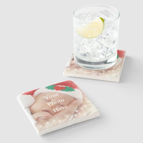 Add your own photo stone coaster