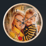Add Your Own Photo | Template Clock<br><div class="desc">Add Your Own Photo Template Wall Clocks. Design your own. Add a photo,  design or logo for your unique product. Simply click "Personalize this template" to get started. Perfect for any occasion such as Mother's Day,  birthday,  Christmas,  holidays,  Grandparent's Day and more. Designed by Evco Holidays www.zazzle.com/store/evcoholidays</div>