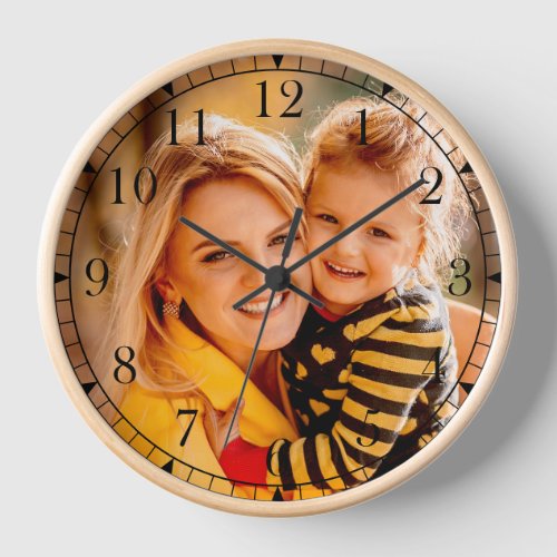 Add Your Own Photo  Template Clock