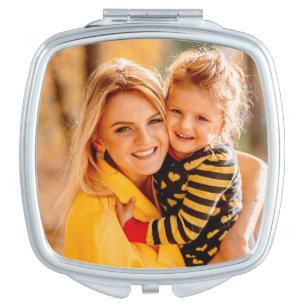 Add Your Own Photo Template Compact Mirror