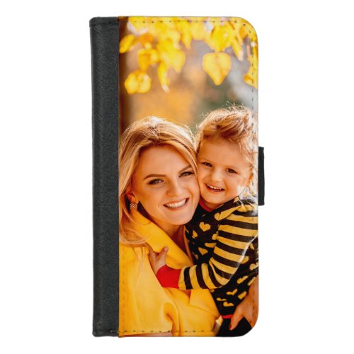 Add Your Own Photo  Template iPhone 87 Wallet Case