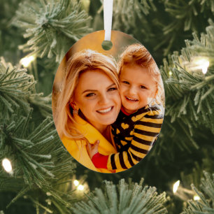 Add Your Own Photo Template Metal Ornament
