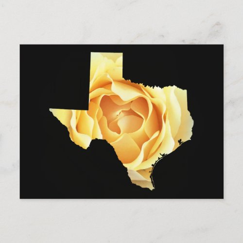 Add Your Own Photo Texas Map Shape Postcard