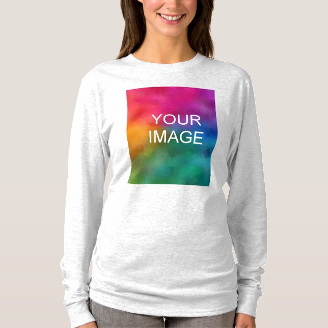 Add Your Own Photo to Womens T-Shirt Online Shop (Front)