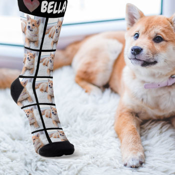 Add Your Own Photography And Text  Socks by CustomizePersonalize at Zazzle