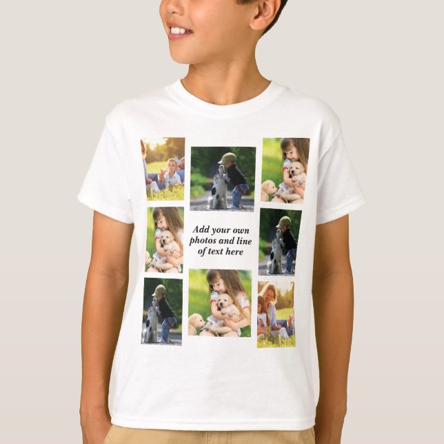 Add your own photos and text T-Shirt (Front)