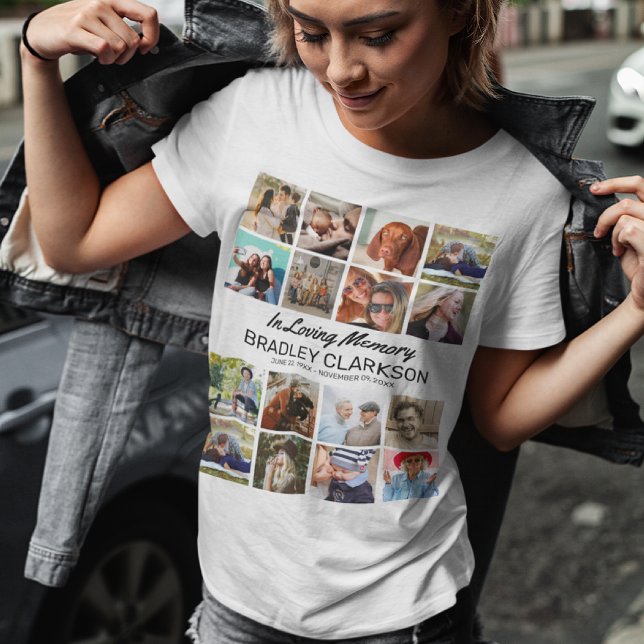 Add Your Own Photos & Personalized Text T-Shirt (Creator Uploaded)