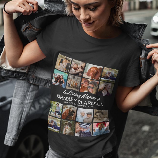 Add Your Own Photos & Personalized Text T-Shirt (Creator Uploaded)