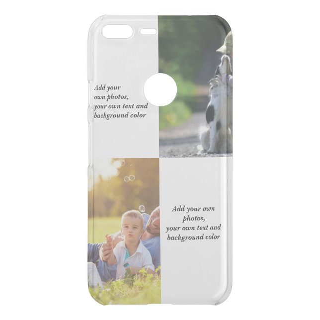 Add your own photos, text and  background throw pi uncommon google pixel XL case (Back)