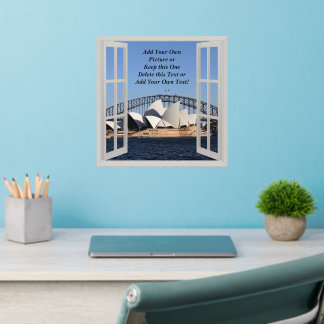 Add Your Own Picture - Change or Delete the Text Wall Decal