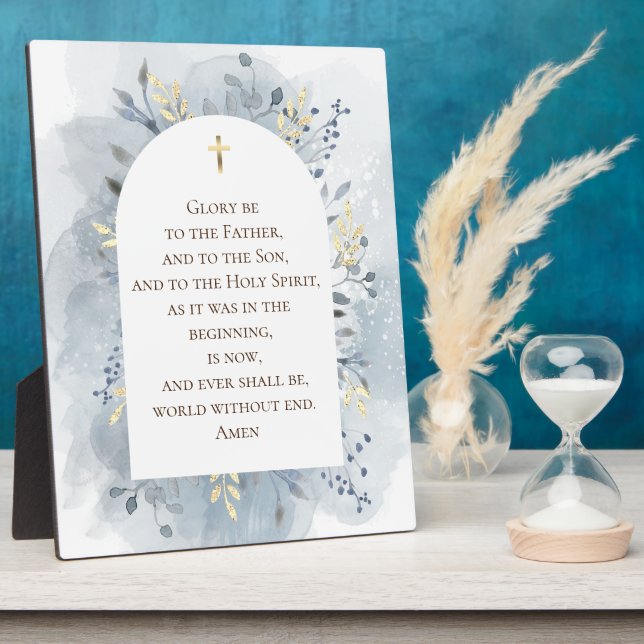 add your own prayer watercolor floral plaque (Side)
