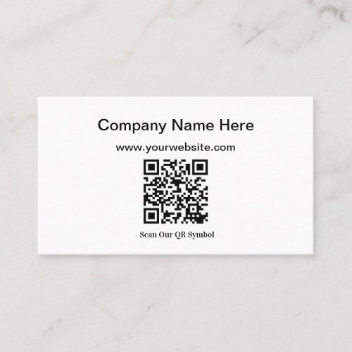 Add Your Own QR Code Business Cards