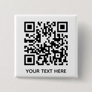 Add your own QR Code text Scan Minimal Simple lost Button