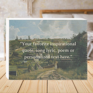 Add Your Own Quote Cottagecore Vintage Wooden Box Sign