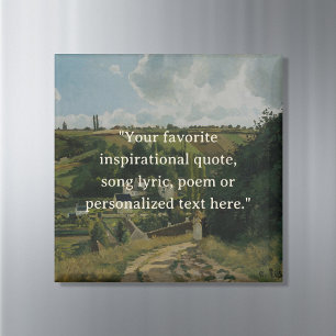 Add Your Own Quote Vintage Cottagecore Magnet