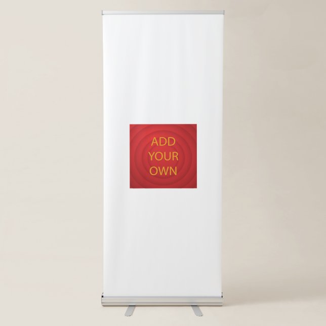 Add Your Own Retractable Banner (Front)