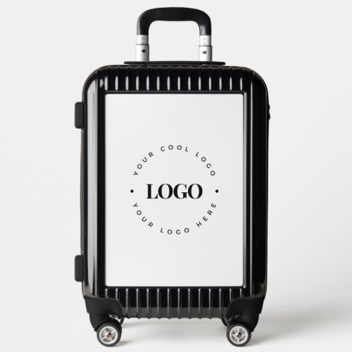 Add Your Own Round Custom Business Company Logo Luggage