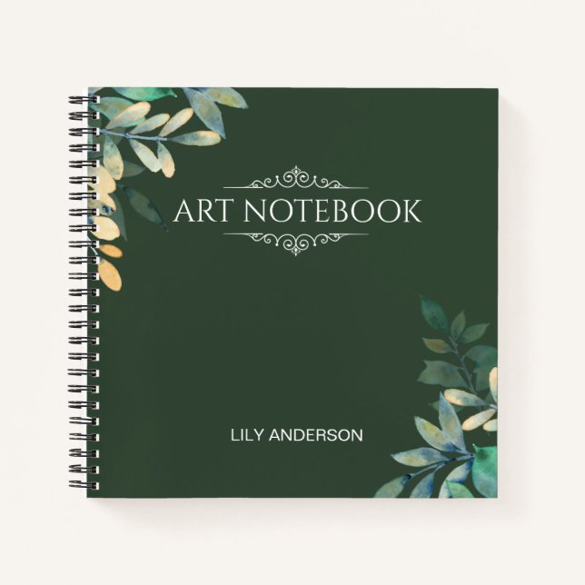 Add Your Own Subject and Name with 2025 Calendar Notebook (Front)