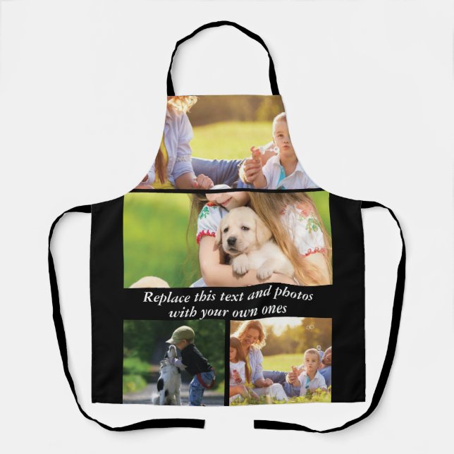 Add your own text and photos apron (Front)